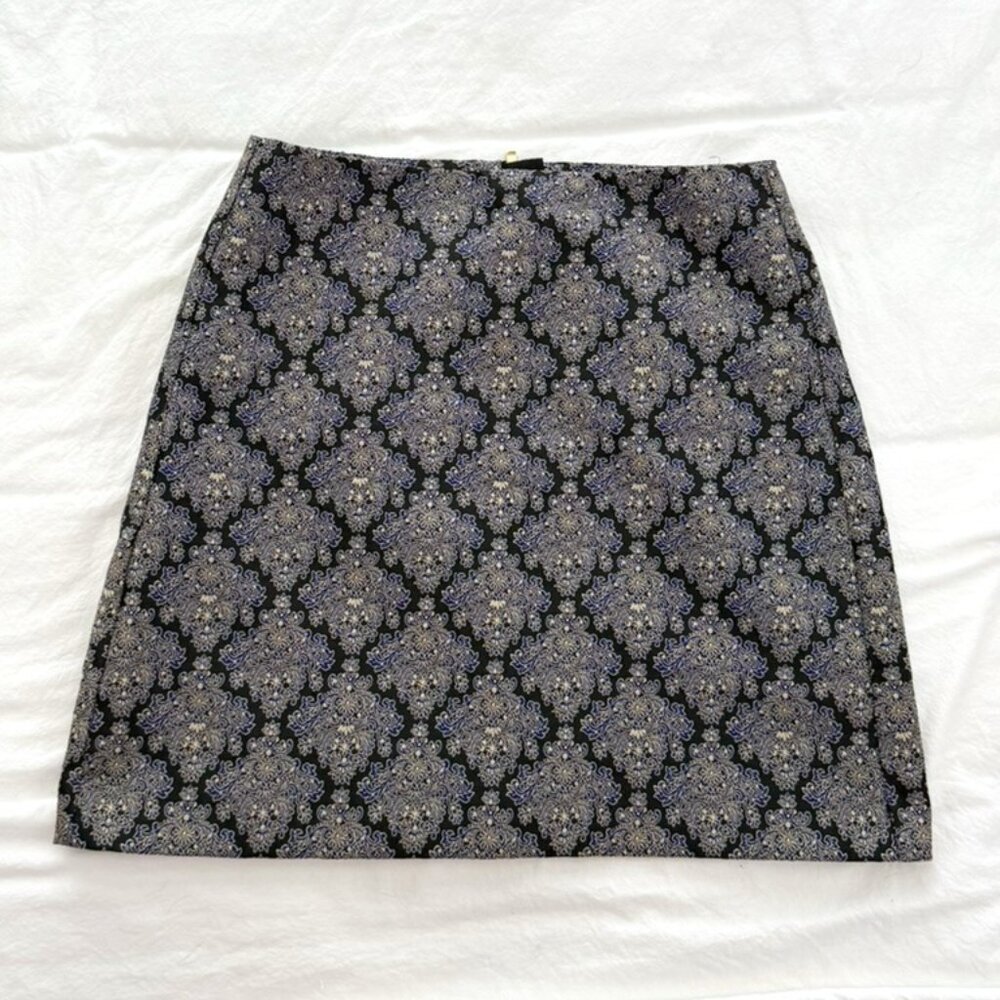 Loft Jacquard Print A - line Skirt - Size 4